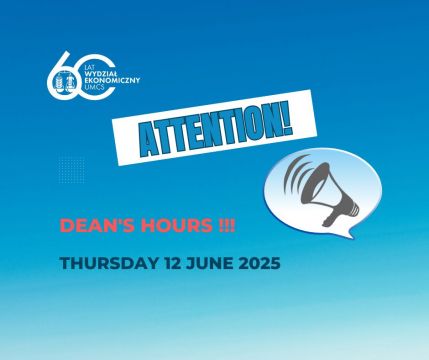 Dean's Hours on 12 June 2025.